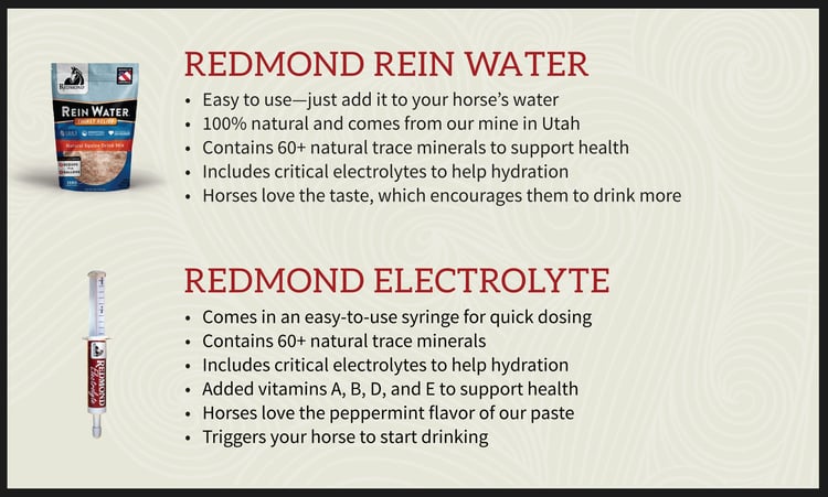 Electrolyte and Rein Water info