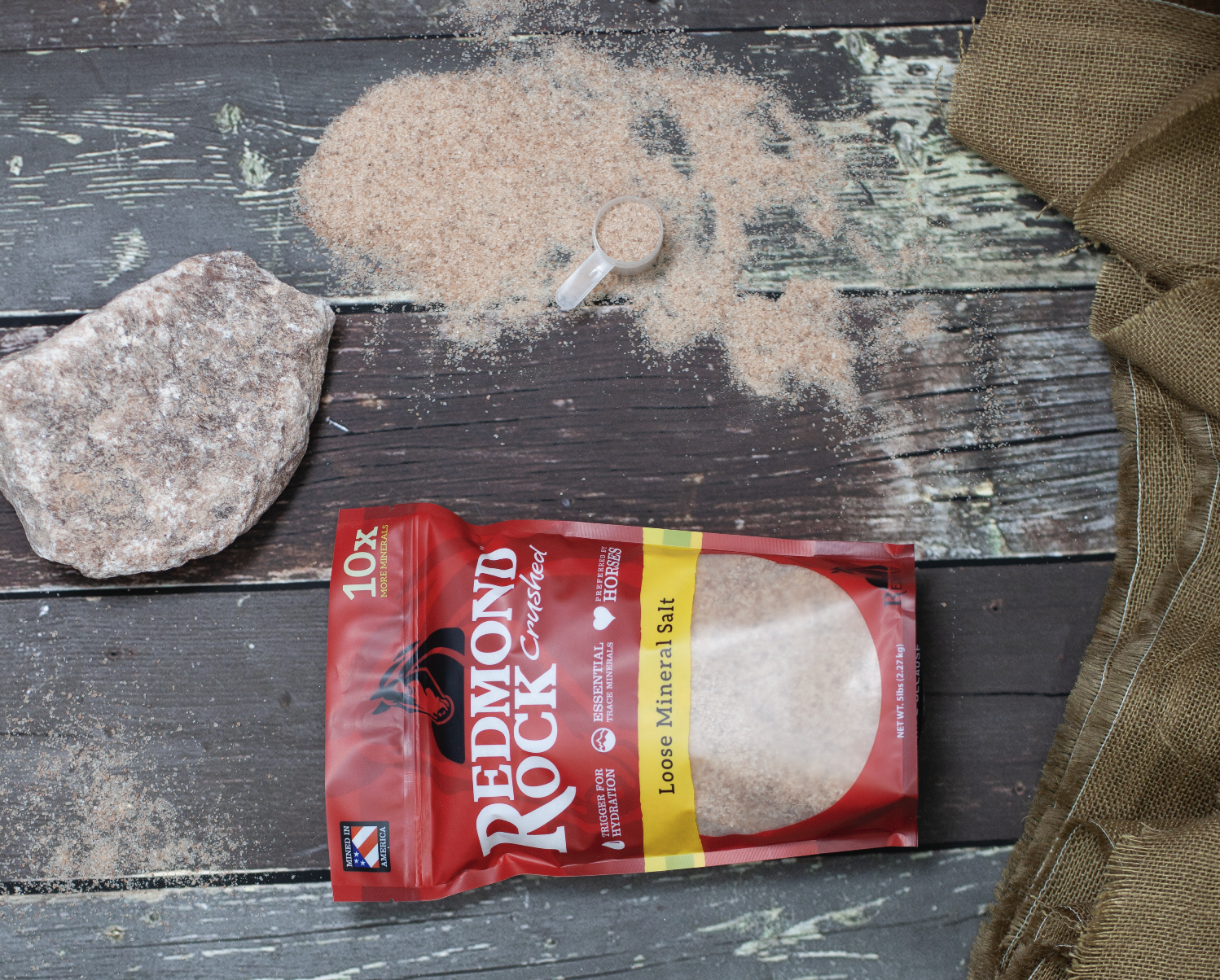 Redmond Rock Crushed vs. Daily Red Loose Minerals for Horses